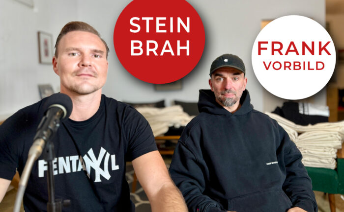 Stein Brah und Frank Vorbild bei Aethervox Ehrenfeld Podcast